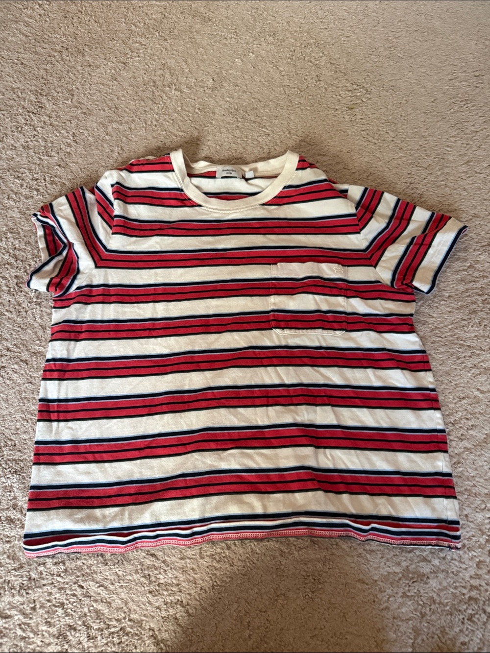 Aritiza stripe top womens size m